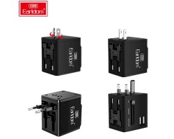 Utazó töltő, adapter átalakító Earldom ES-LC10 UK/HK,EU, US/JP/CN, AU DUAL USB 2000mAh